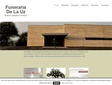 Tablet Screenshot of funerariadelauz.es